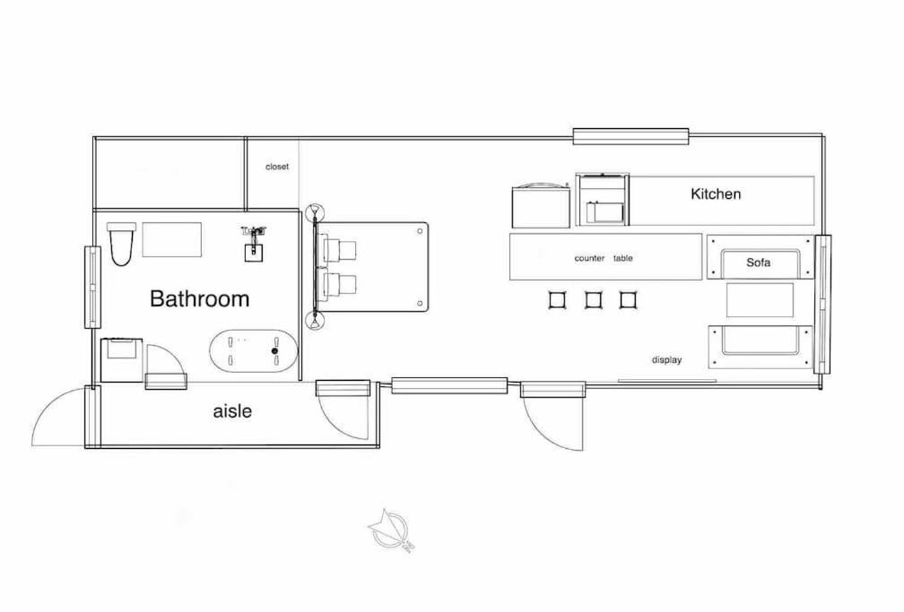 Hacobune Tinyhouse Onna Exteriér fotografie